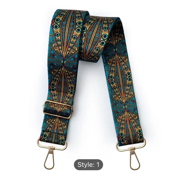 Bohemian Adjustable Shoulder/Purse/Guitar/Travel Bag Strap - Picture 6 of 6